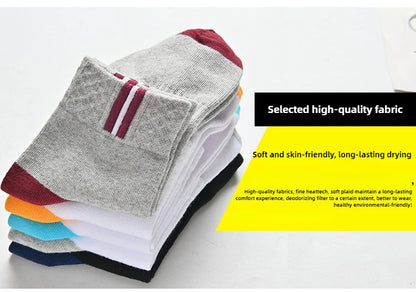 Men’s Cotton Crew Socks 5 Pairs