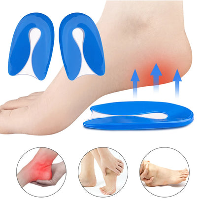 Silicone Gel U-Shape Heel Protector Pads