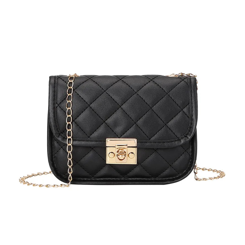 Quilted Chain Crossbody Bag