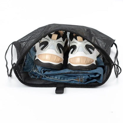Heavy Duty Mesh Drawstring Sports Backpack