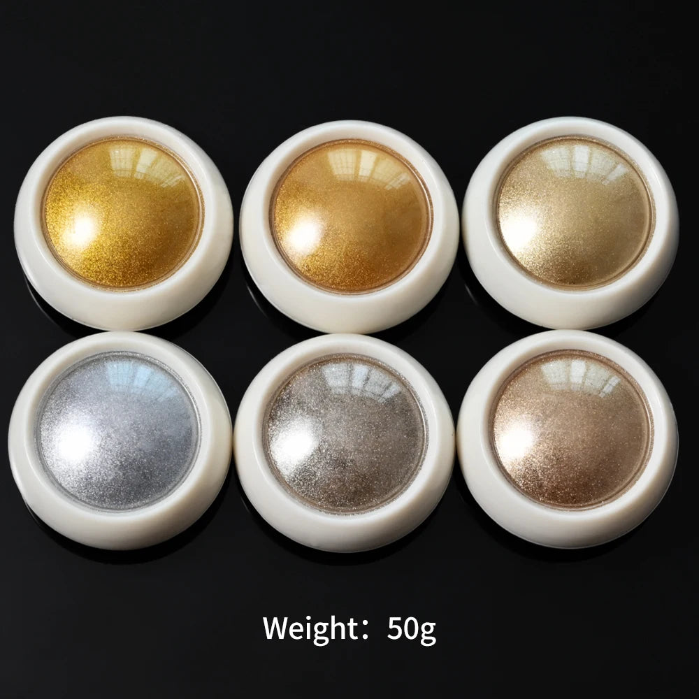 Mirror Chrome Nail Powder Pigment Set