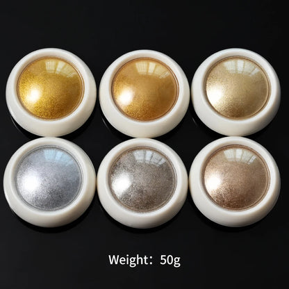 Mirror Chrome Nail Powder Pigment Set