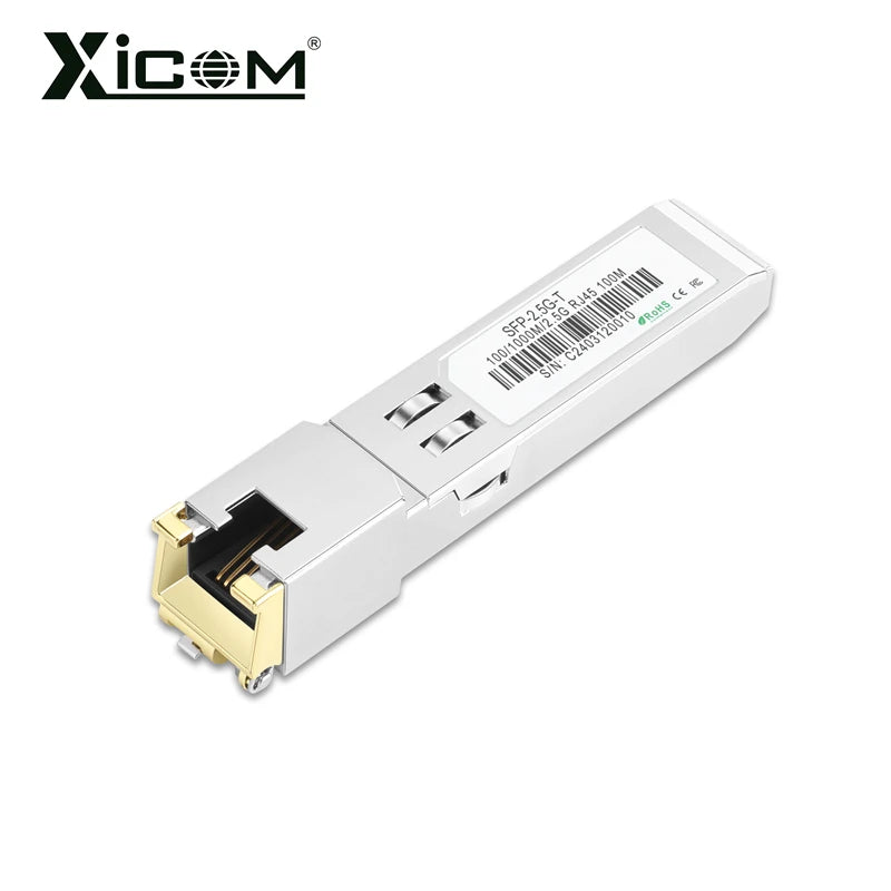 Xicom 2.5G RJ45 SFP Copper Transceiver Module