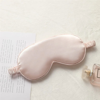 Imitation Silk Sleep Eye Mask, Light-Blocking Soft Eyeshade