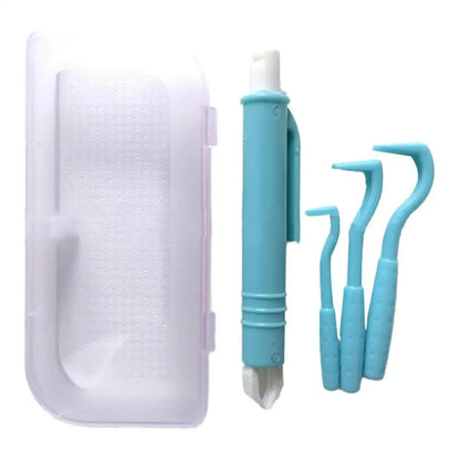 Pet Tick Remover Kit with Hooks & Tweezers