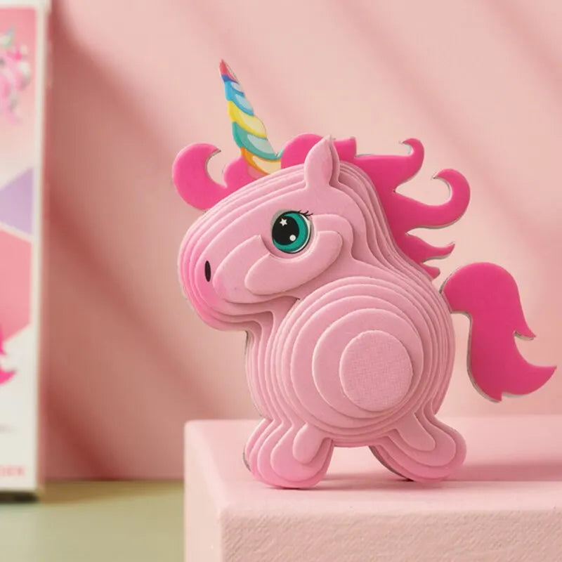 Kids 3D Paper Animal Puzzle