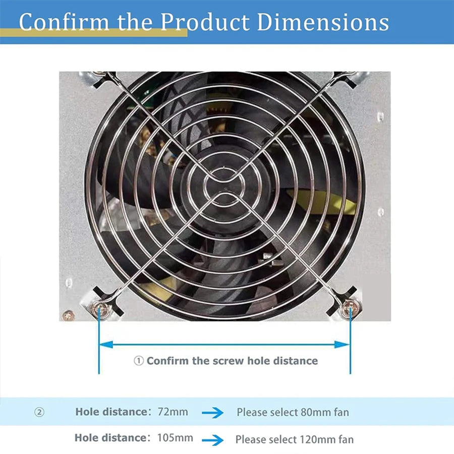 USB Cooling Case Fan for Router, DVR & TV Box