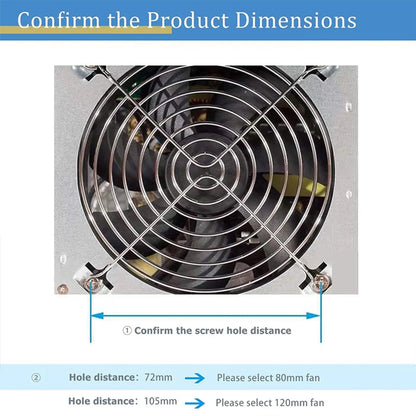 USB Cooling Case Fan for Router, DVR & TV Box