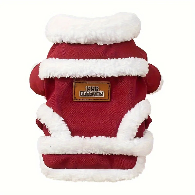 Warm Plush Dog Sweater for Autumn & Winter