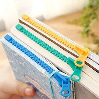 Creative Zipper Bookmark Page Marker