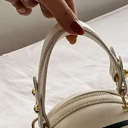 Basketball Round Crossbody Shoulder Bag