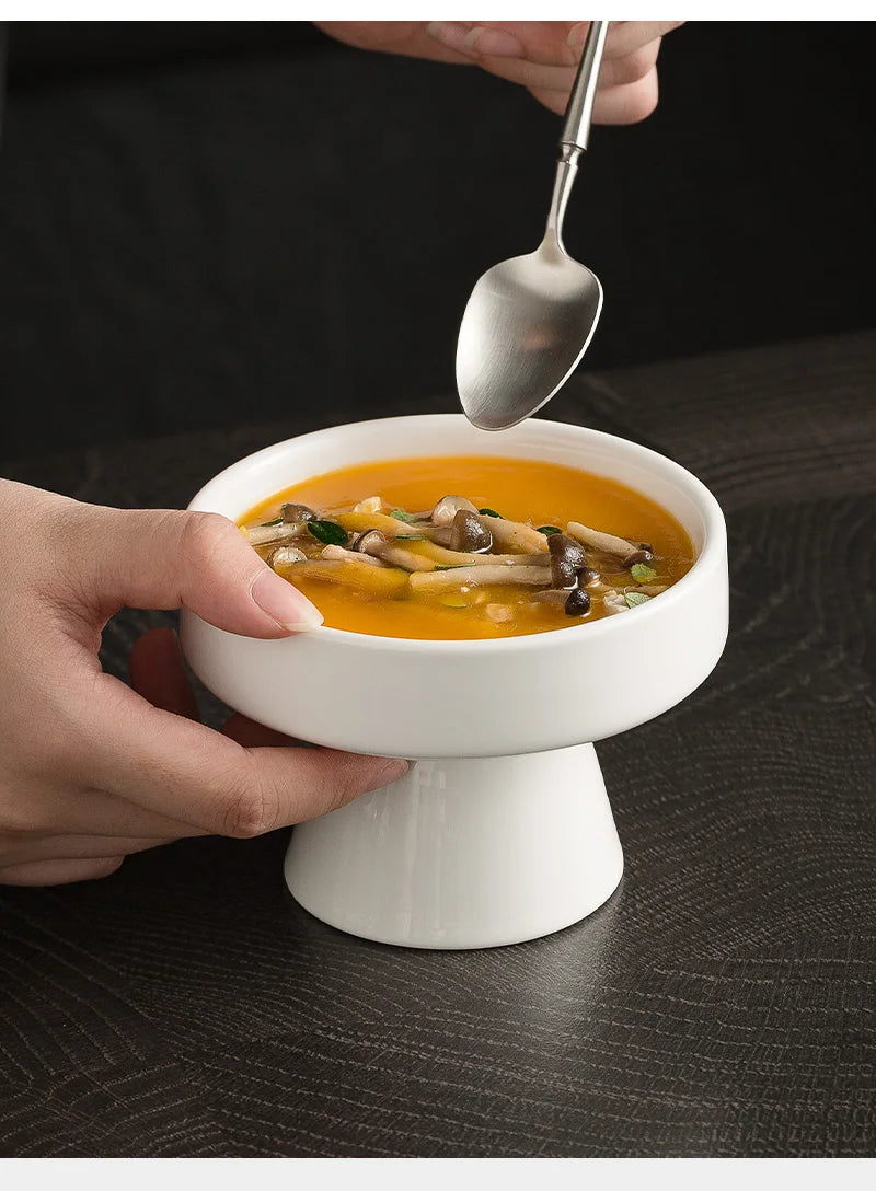 Ceramic Pedestal Serving Bowl