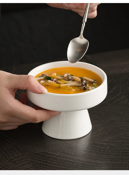 Ceramic Pedestal Serving Bowl