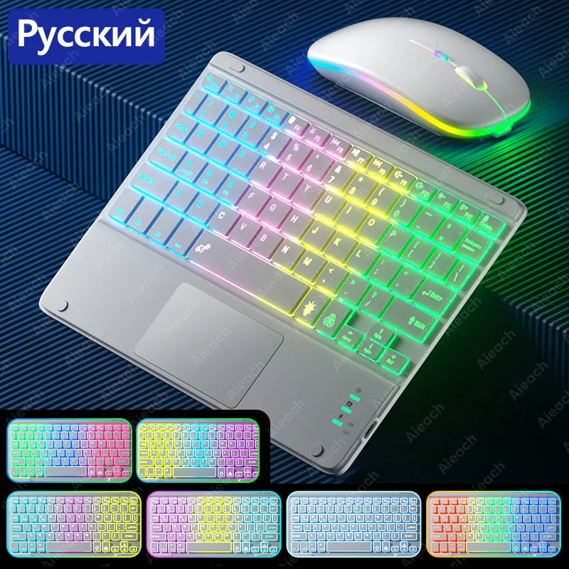 Wireless Bluetooth Keyboard with Touchpad