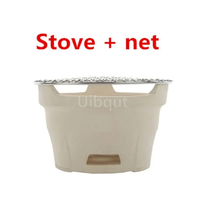Traditional Charcoal Clay BBQ Stove
