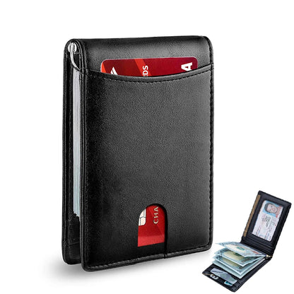 Blocking Slim Leather Wallet