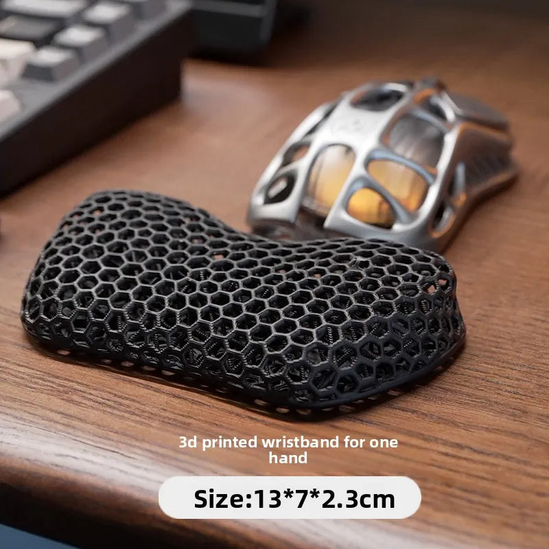 Ergonomic Mouse Wrist Rest TPE Hand Rest Pressure-Reducing Breathable Wrist Support Pad for Gaming Office Typing Pain Relief