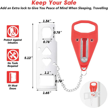 Portable Travel Door Security Lock