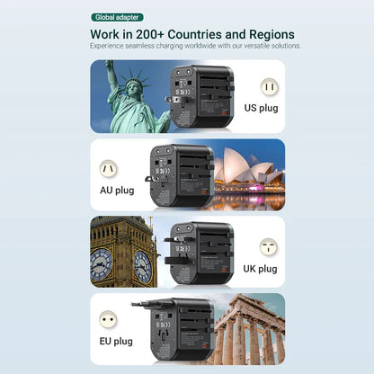 Vention Universal Worldwide Travel Adapter