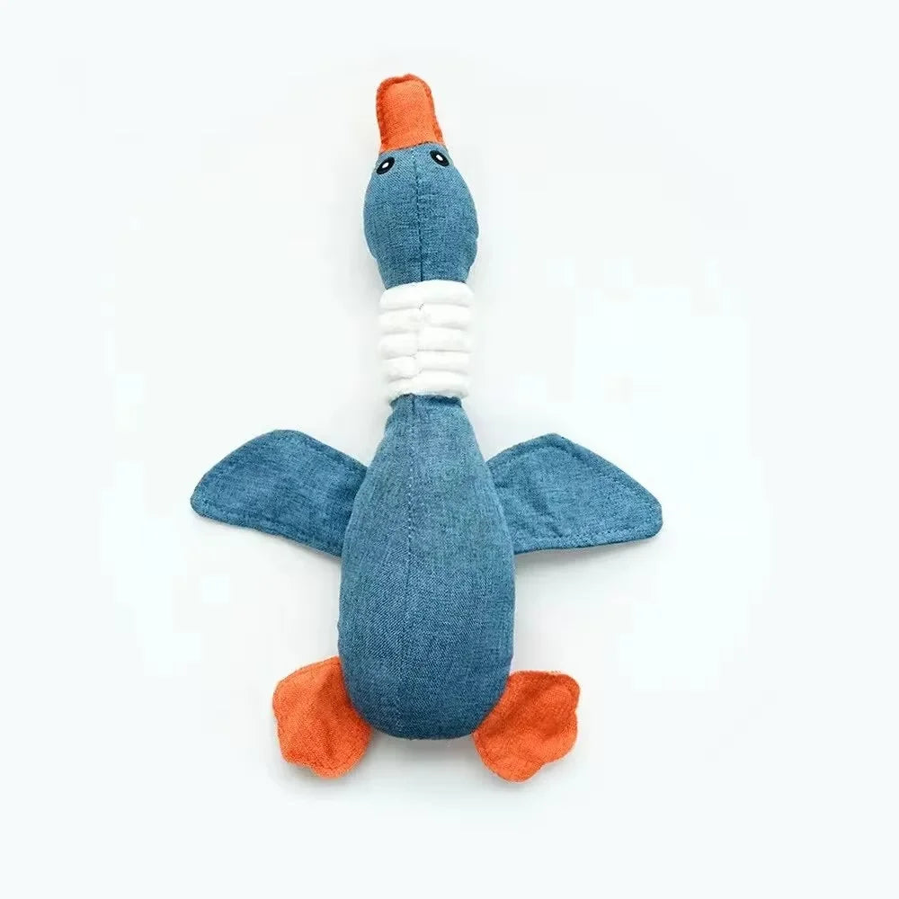 Cute Duck Plush Dog Toy