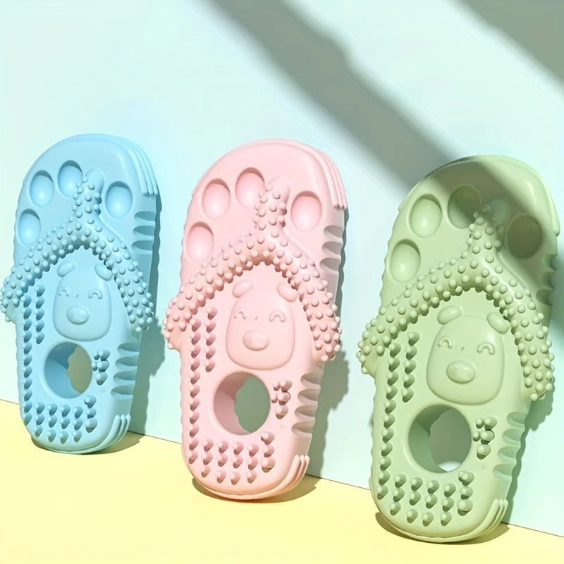 Slipper Shape Squeaky Dog Chew Toy