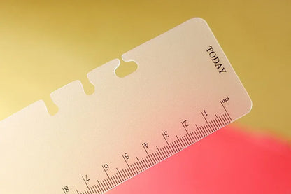 Frosted Planner Bookmark Ruler for A5, A6 & A7 Ring Binders
