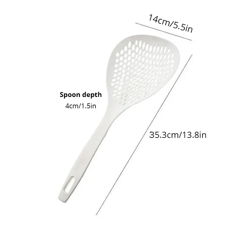 Large Nylon Slotted Spoon Colander for Kitchen