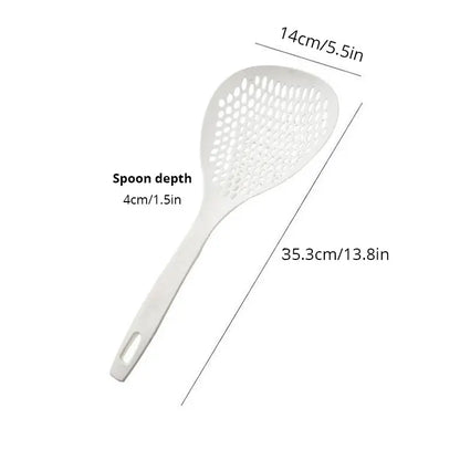 Large Nylon Slotted Spoon Colander for Kitchen