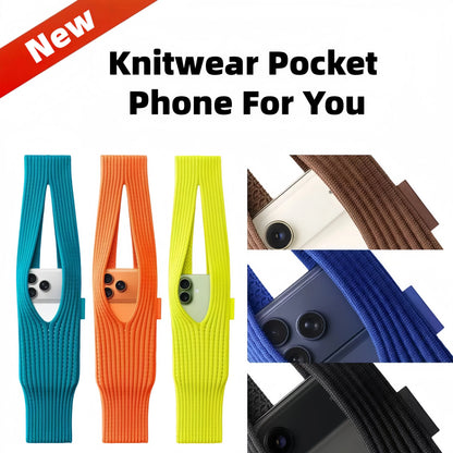 Long Knitwear Crossbody Phone Case for iPhone