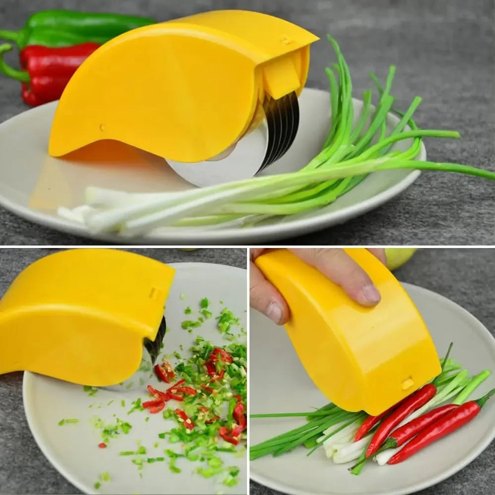 6-Blade Herb Roller Chopper