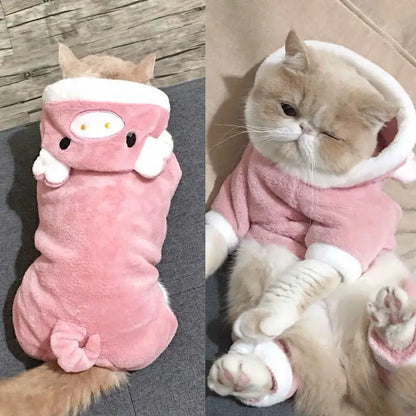 Warm Fleece Pet Hoodie
