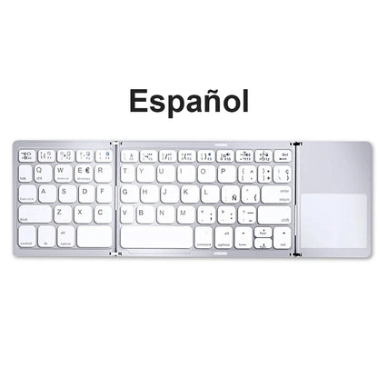 Foldable Bluetooth Keyboard with Touchpad