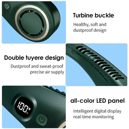 Mini Bladeless Rechargeable Neck Fan