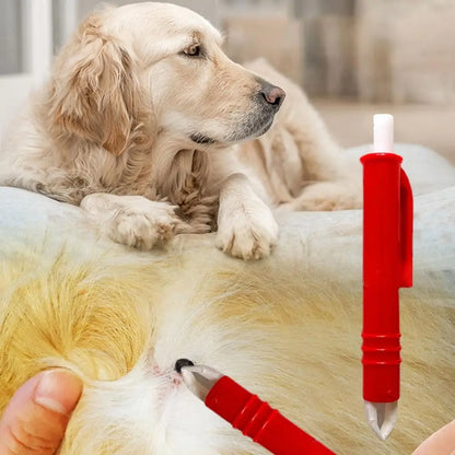 Pet Tick Remover Kit with Hooks & Tweezers