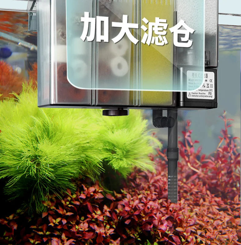 Wall-Mounted External Aquarium Filter System