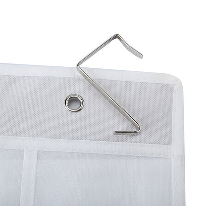 Wall-Mounted Shoe Organizer with 24 Pockets