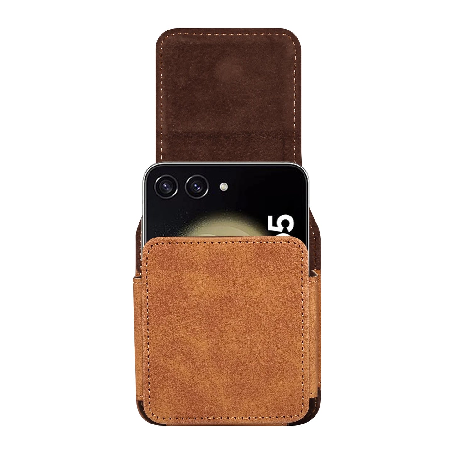 Leather Belt Clip Holster Case for Foldable Phones