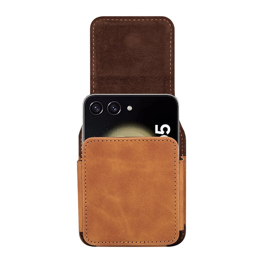 Leather Belt Clip Holster Case for Foldable Phones