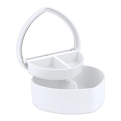 Hair Accessories Storage Box with Mirror