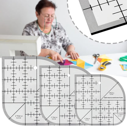 Curved Corner Quilting Ruler
