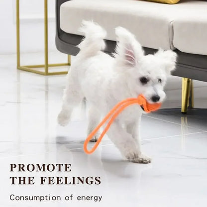 Interactive Cotton Rope Ball Toy for Fetch & Tug Play