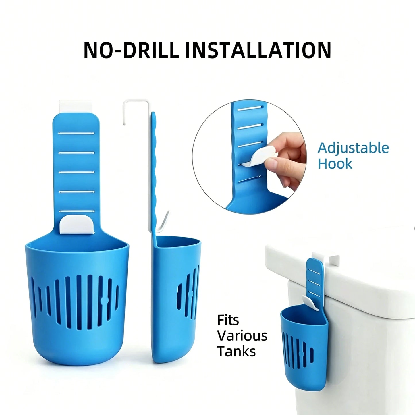 Silicone Toilet Tank Tablet Holder