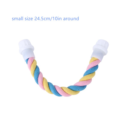 Parrot U-Shaped Cotton Rope Climbing Perch Toy