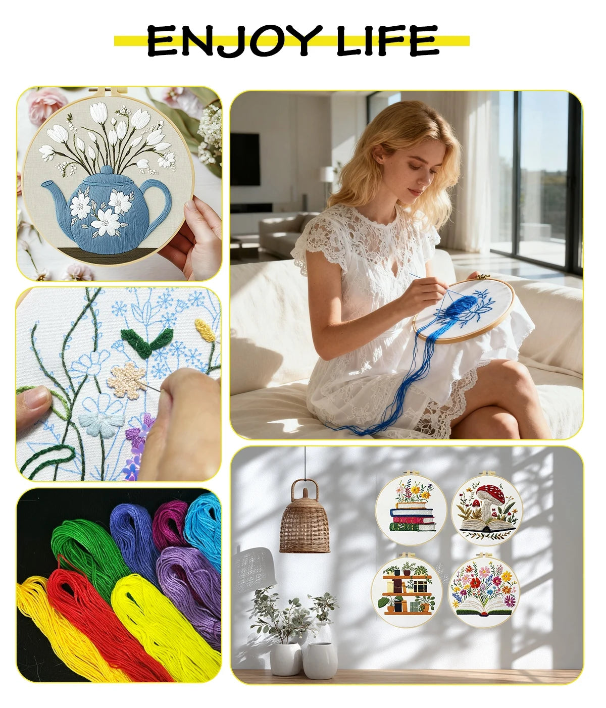 Cityscape Embroidery Starter Kit