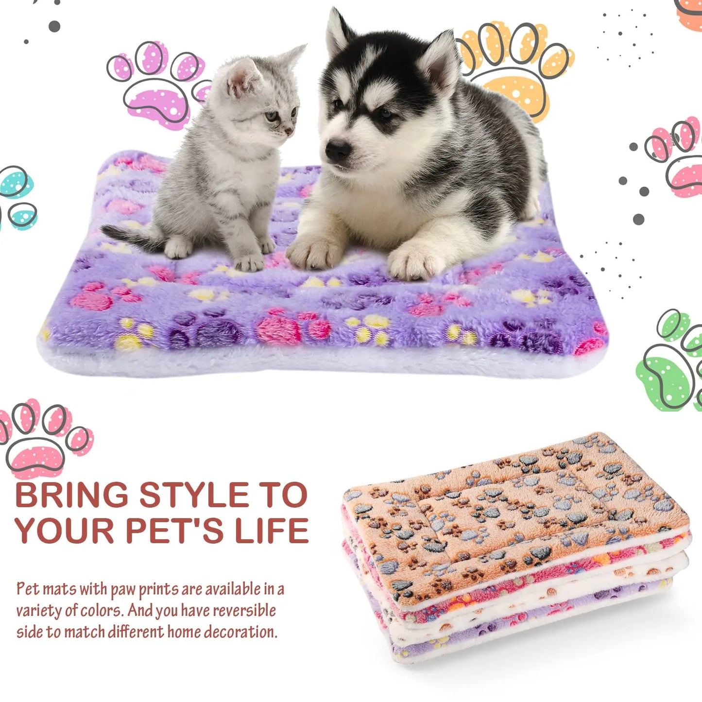 Flannel Pet Sleeping Mat