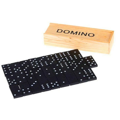 Classic Wooden Domino Set