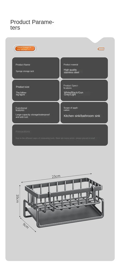 Stainless Steel Sink Drainage Rack