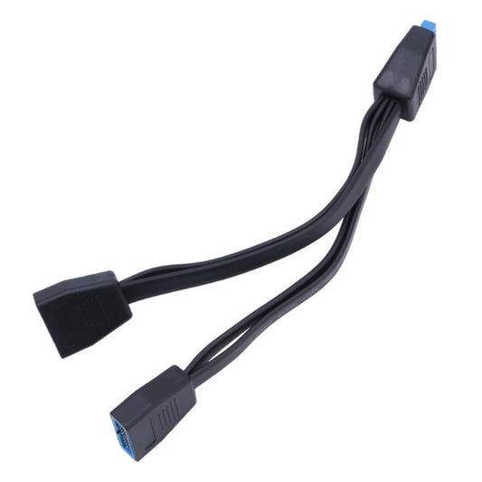 USB 3.0 19-Pin Internal Header Splitter Cable