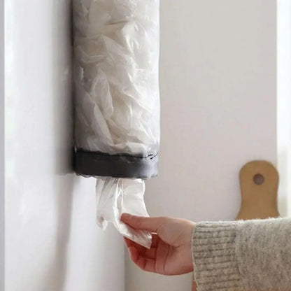 Wall-Mounted Grocery Bag Holder Dispenser