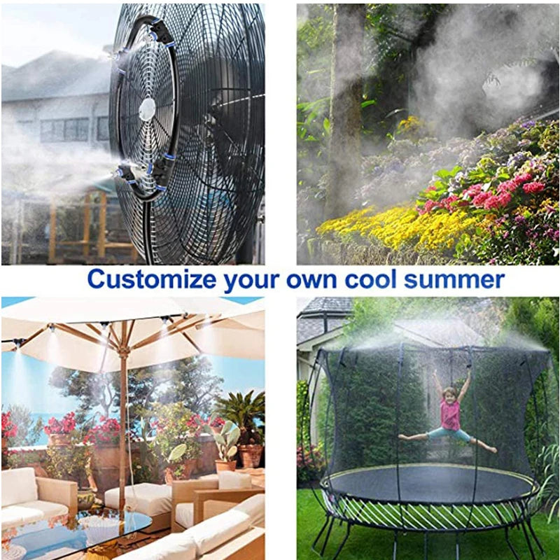 Outdoor Garden Misting Cooling System